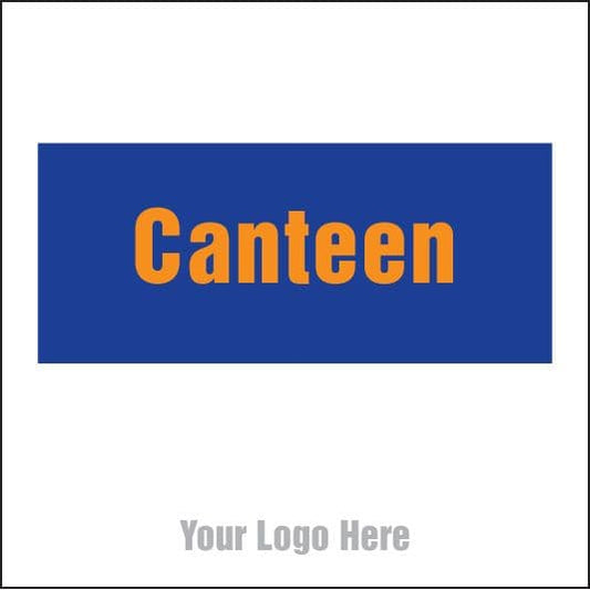 55712 Canteen, site saver sign 400x400mm  (400x400mm) Safety Sign