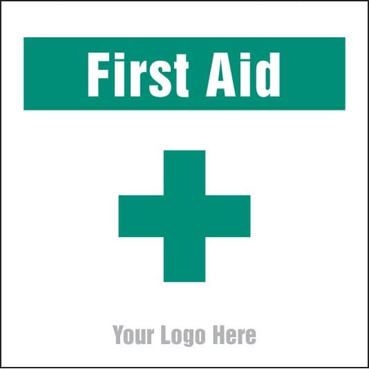 55727 First aid, site saver sign 400x400mm  (400x400mm) Safety Sign