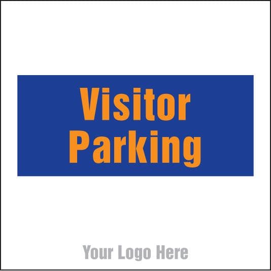 55733 Visitor parking, site saver sign 400x400mm  (400x400mm) Safety Sign