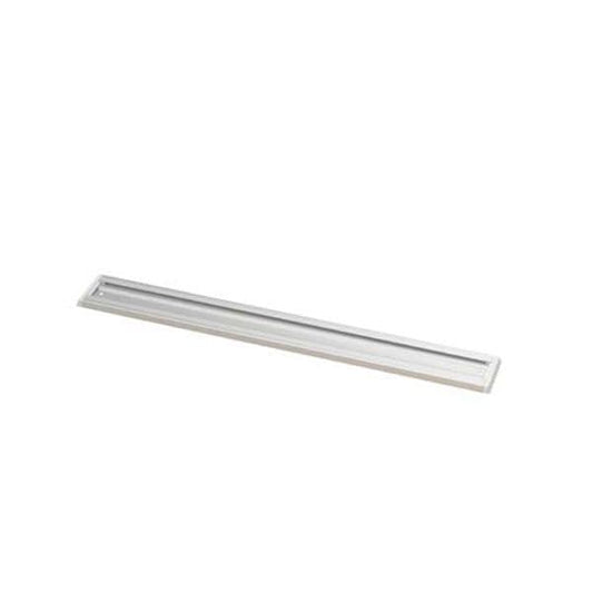 55955 Aluminium Channelled Hanging Rail, 515x55mm, with blue end caps