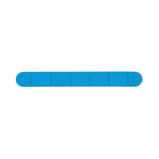 55966 Magnetic Rail, 300mm with blue rubberised cover