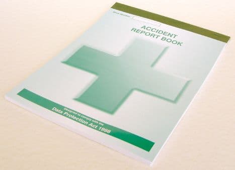 56095 Accident report book  (A4) Safety Sign