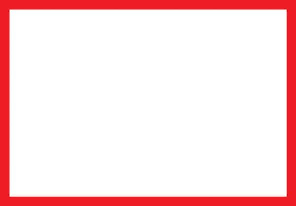 56191 Blank Adapt-a-sign - Red Border 215x310mm  (215x310mm) Safety Sign
