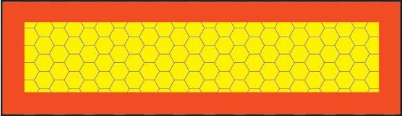 56348 ECE70 Vehicle marking plate 600x200mm boxed  (600x200mm) Safety Sign