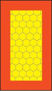56349 ECE70 Vehicle marking plate 200x300mm boxed  (200x300mm) Safety Sign