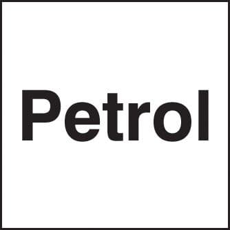 56350 Petrol 150x150mm self adhesive  (150x150mm) Safety Sign