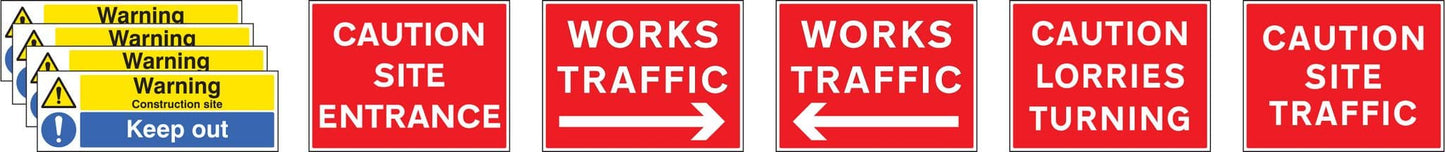56390 Starter Pack 1 Safety Sign