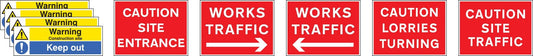 56390 Starter Pack 1 Safety Sign