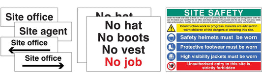56391 Starter Pack 2 Safety Sign