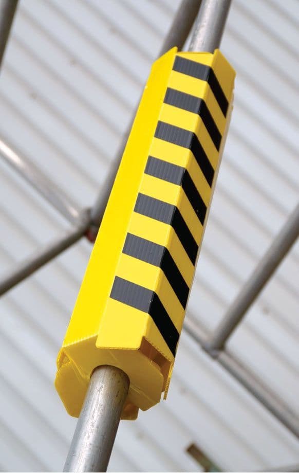 56431 Caution site entrance, 600x450mm Re-Flex Sign (3mm reflective polypropylene)
