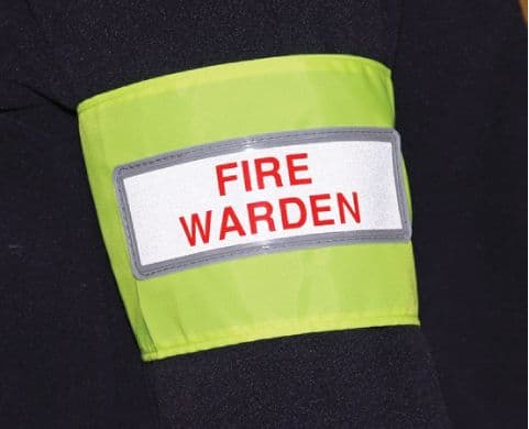 56448 Fire warden reflective armband Safety Sign