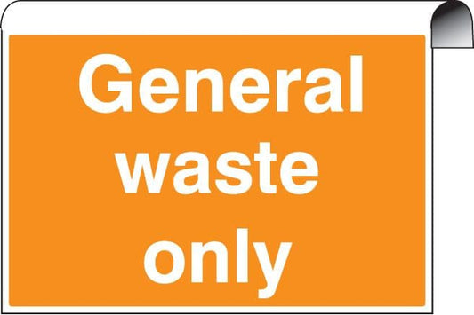 56666 Roll Top - General waste  (600x400mm) Safety Sign