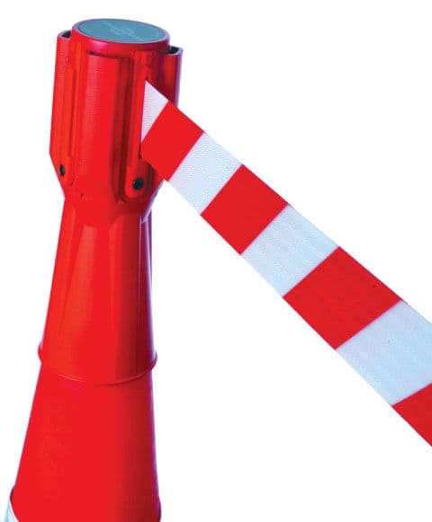 57983 Cone barrier (3.65 metre)  (232mm) Safety Sign