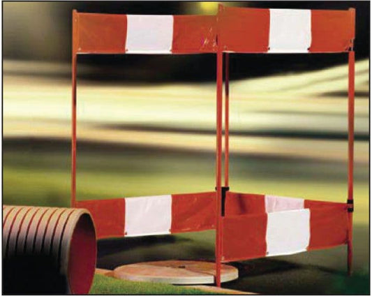 57989 Folding barrier regular 4 sides 750x1000  (3000x1000mm) Safety Sign