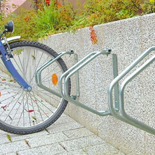 58059 Single Wall Mounted Cycle Rack (HxWxD): 335x90x285mm Safety Sign