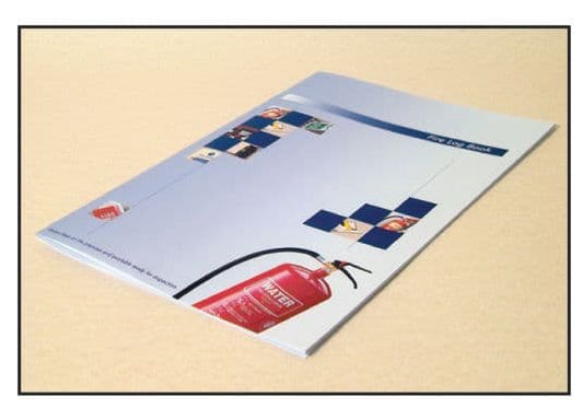 58061 Fire log book Safety Sign