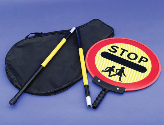 58091 Stop Children Lollipop Sign 450mm dia, 1500mm pole  (450mm dia) Safety Sign