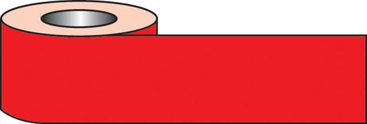 58605 Self adhesive floor tape 33m x 50mm - red  (33M x 50mm) Safety Sign