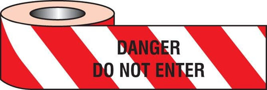 58634 Danger do not enter barrier tape  (250M x 75mm) Safety Sign
