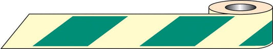 58648 Green/white photoluminescent tape 10mx80mm  (10M x 80mm Safety Sign