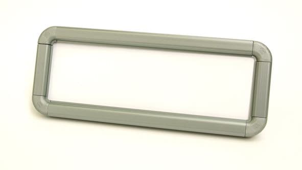 58680 Suspended frame 450x150mm Grey c/w kit  (450x150mm) Safety Sign