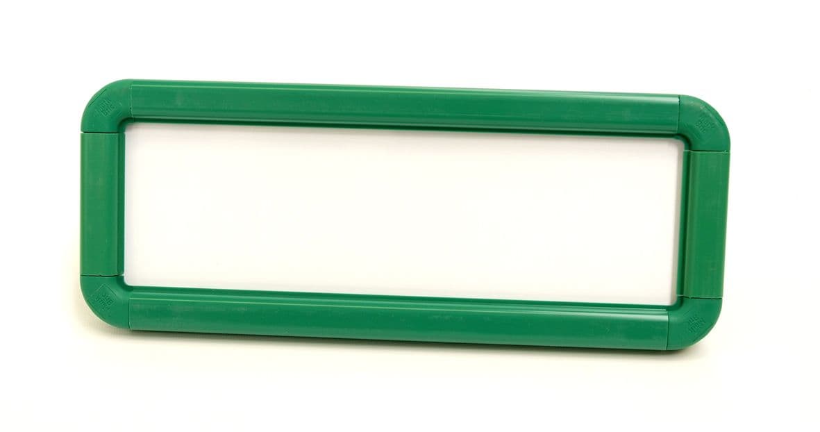 58704 Suspended frame 450x150mm green c/w kit  (450x150mm) Safety Sign