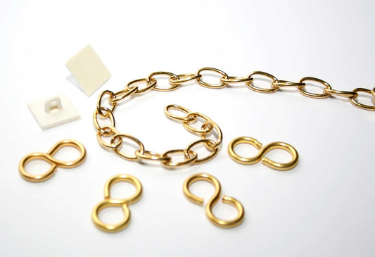 58729 Brass suspended sign chain  (1.2m) Safety Sign