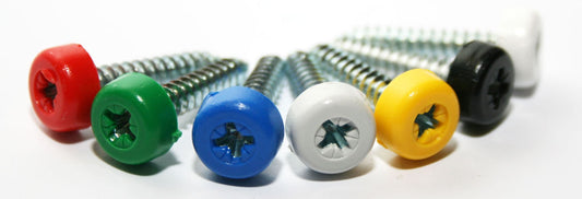 58781 Poly top screws black (pack 12)  (24mm) Safety Sign