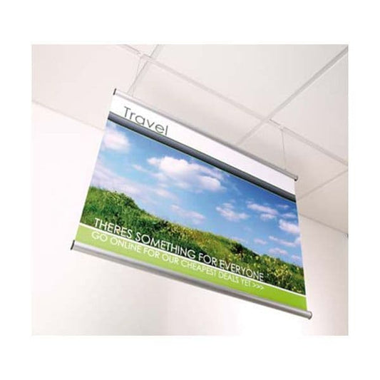 58931 Ceiling Hanging Snap Frame Kit 420mm wide aluminium