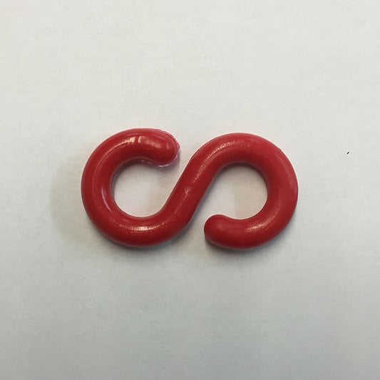 59018 Attachment Nylon S-Hook Attachment for chains - Red Safety Sign