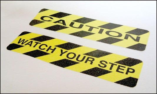 59634 Caution - anti-slip mat 610x150mm  (610x150mm) Safety Sign