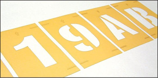 59644 Stencil kit A-Z & 0-9 25mm  (25mm) Safety Sign