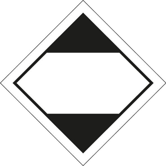 59837 LQ diamond (ADR 2011) 100x100mm roll of 100  (100x100mm) Safety Sign