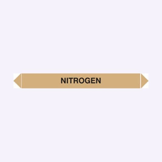59902 Flow marker pk of 5 nitrogen  (300x40mm) Safety Sign