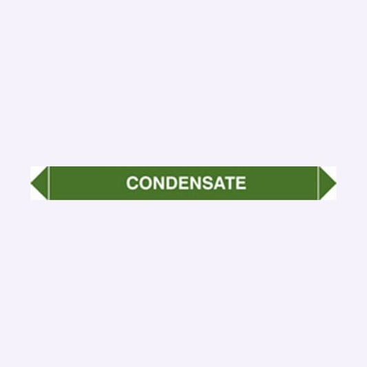 59923 Flow marker Pk of 5 condensate  (300x40mm) Safety Sign