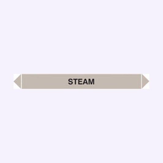59941 Flow marker Pk of 5 steam  (300x40mm) Safety Sign