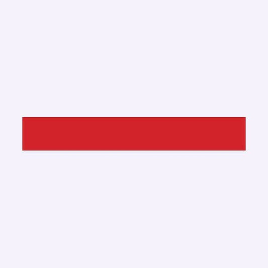 59997 Pipe colour band 150x980mm red  (980x150mm) Safety Sign
