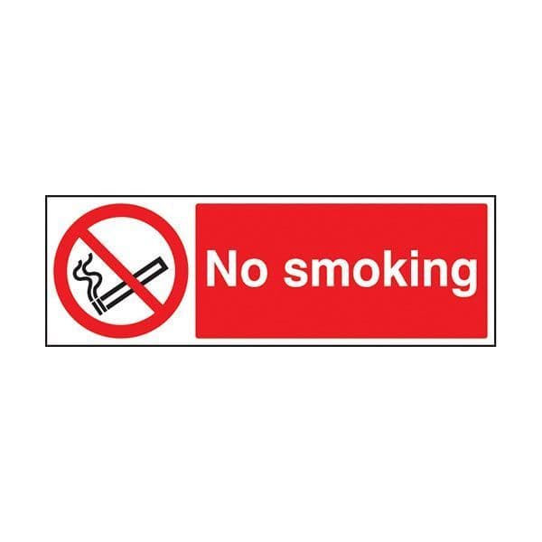 83003E No smoking sign - Quick-Fix with SAV Backing (200x150mm)
