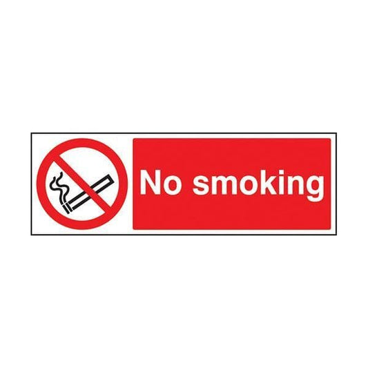 83003E No smoking sign - Quick-Fix with SAV Backing (200x150mm)