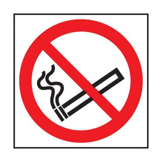 83017B No smoking symbol sign - Quick-Fix with SAV Backing (80x80mm)