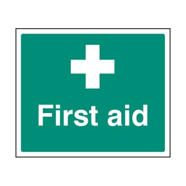 86019H First aid sign - Quick-Fix with SAV Backing (300x250mm)