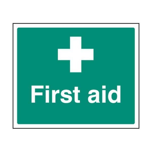 86019H First aid sign - Quick-Fix with SAV Backing (300x250mm)