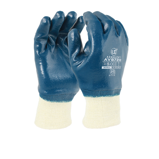 UCI Armalite Blue Nitrile Coated Gloves - Pack of 12