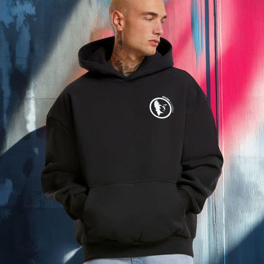 NPORS BY268 Black Oversize Hoodie