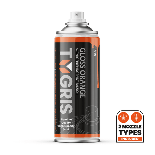 P314 Gloss Orange Paint - RAL2004 - Size 400 ml / Sold in packs of 12