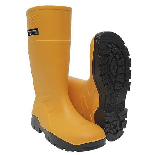 Portwest FD95 Yellow PU Safety Wellington S5 CI FO