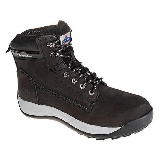 Portwest FW32BK Black Steelite Constructo Nubuck Boot S3 HRO