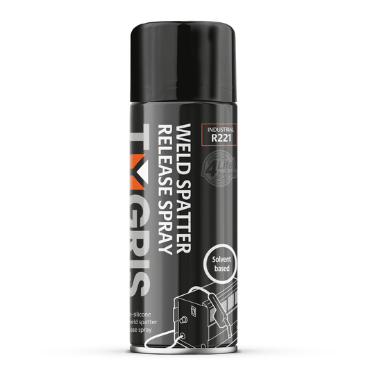 R221 Weld Spatter Release Spray (Solvent Based) - Size 400 ml / Sold in packs of 12