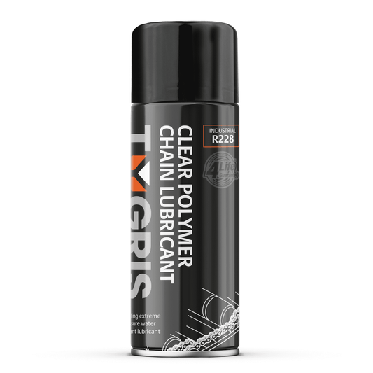 R228 Clear Polymer Chain Lubricant - Size 400 ml / Sold in packs of 12