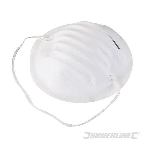 Silverline Comfort Dust Masks - Box of 50